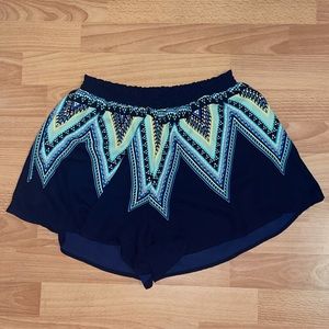 High Waisted Flowy Shorts